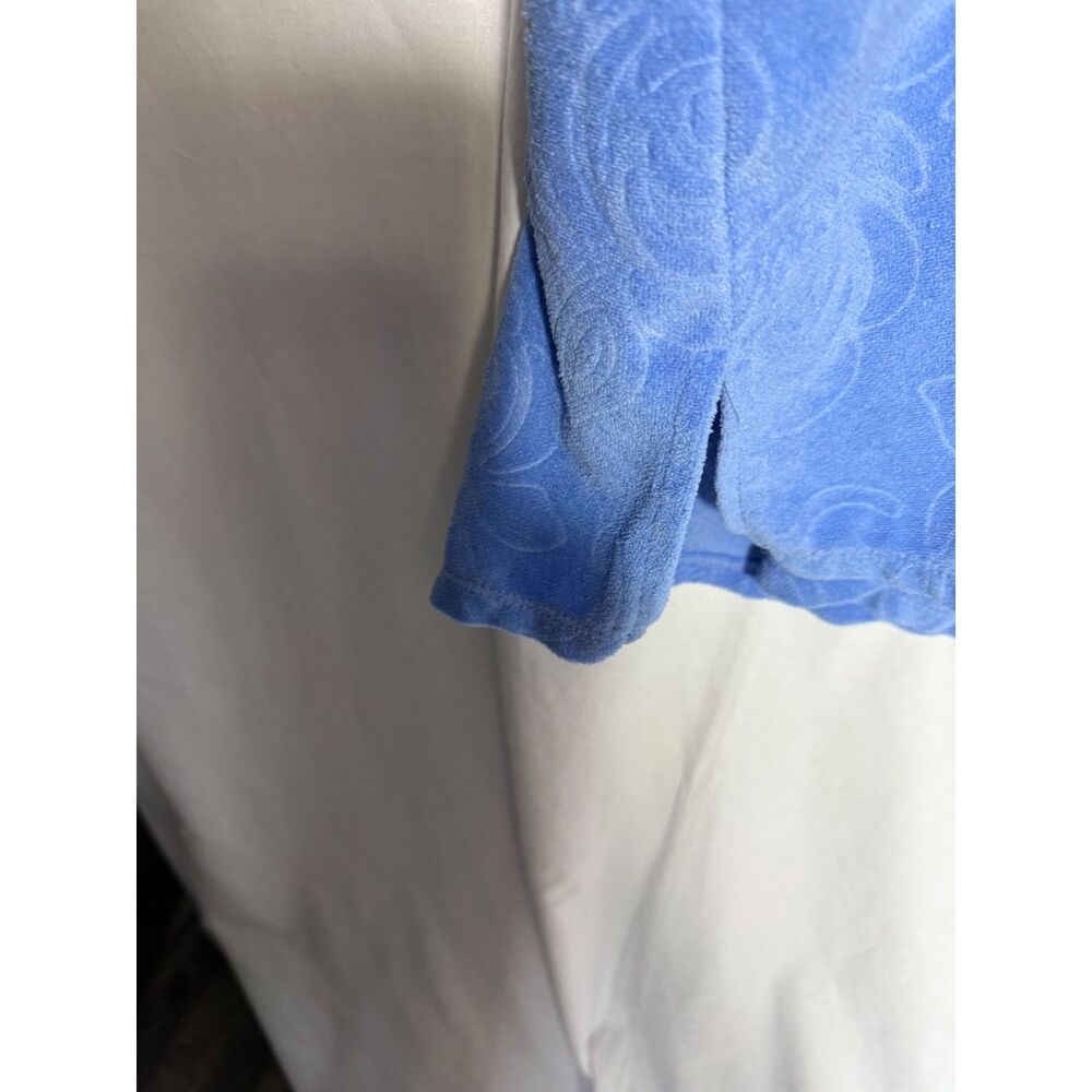 SZ 3X Crot&Barrow Shorter Robe 100% Polyester Short Sleeved/Full Length Zipper